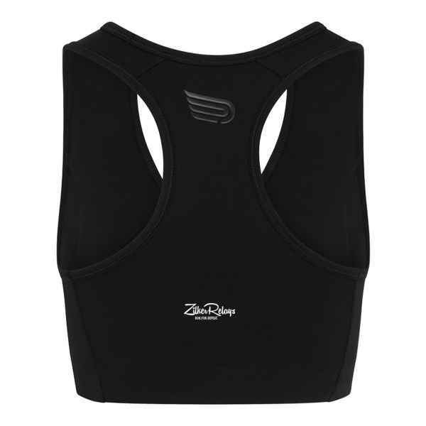 Women's Sustain Long Line Crop Bra Thumbnail